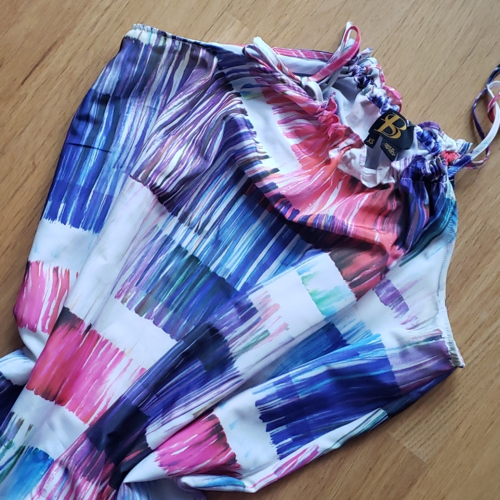 Anthropologie Watercolor Maxi